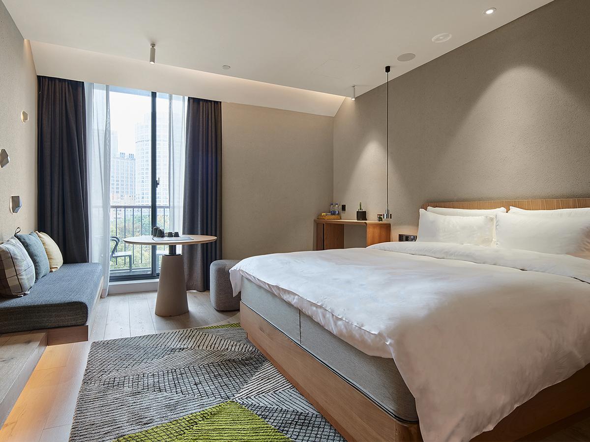 Ebo Hotel Hangzhou Wulin - 5 Mins Drive To The West Lake Dış mekan fotoğraf