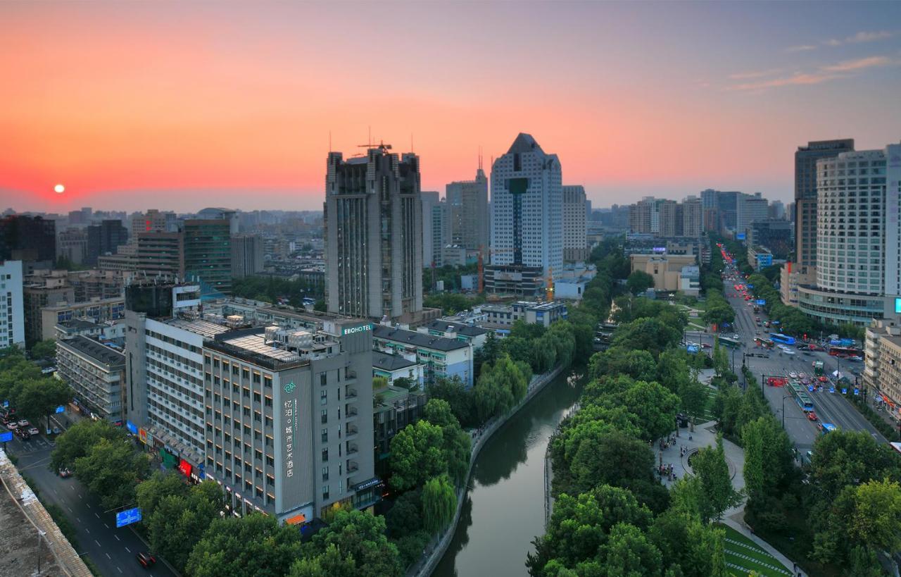 Ebo Hotel Hangzhou Wulin - 5 Mins Drive To The West Lake Dış mekan fotoğraf