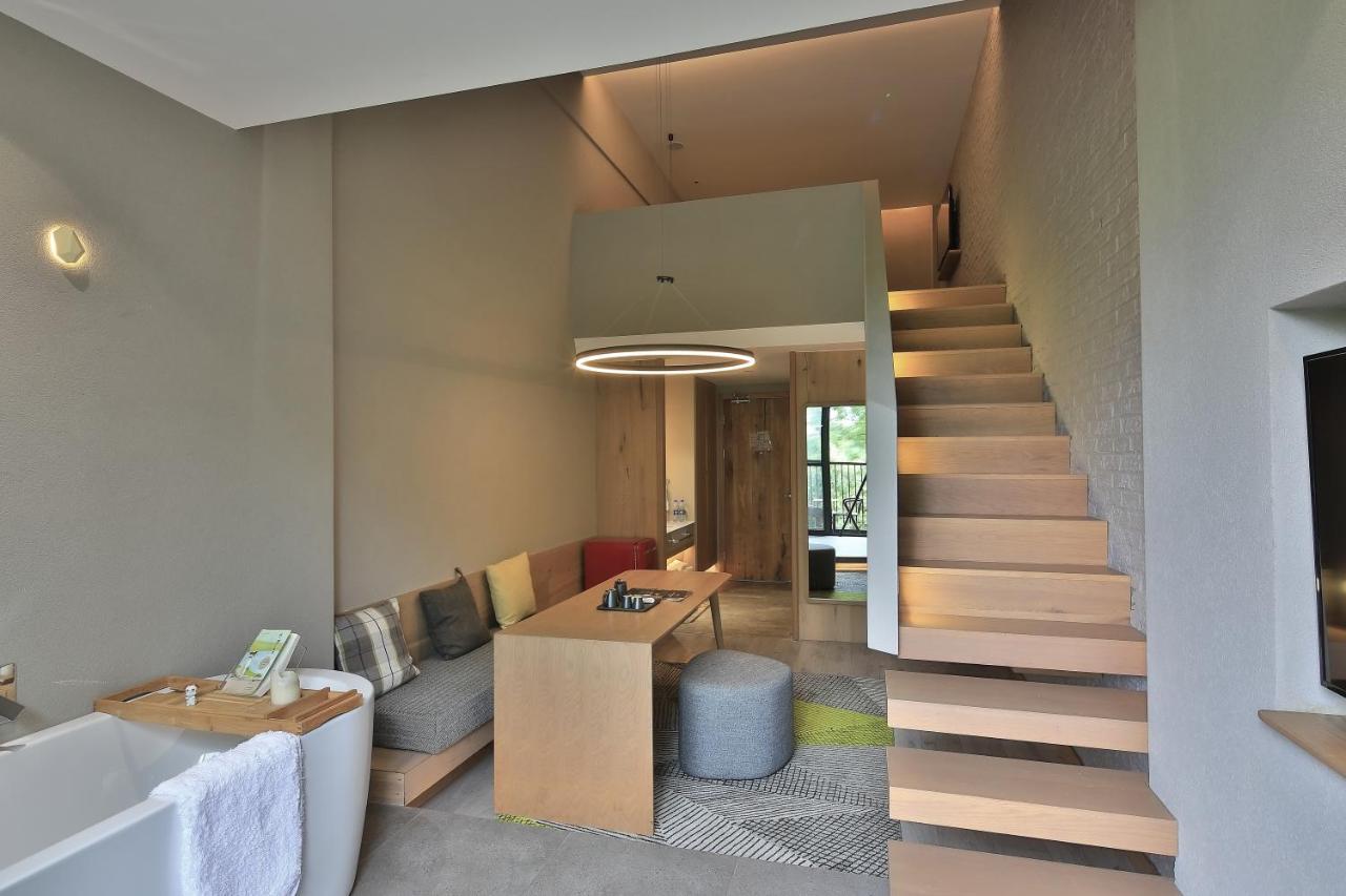 Ebo Hotel Hangzhou Wulin - 5 Mins Drive To The West Lake Dış mekan fotoğraf
